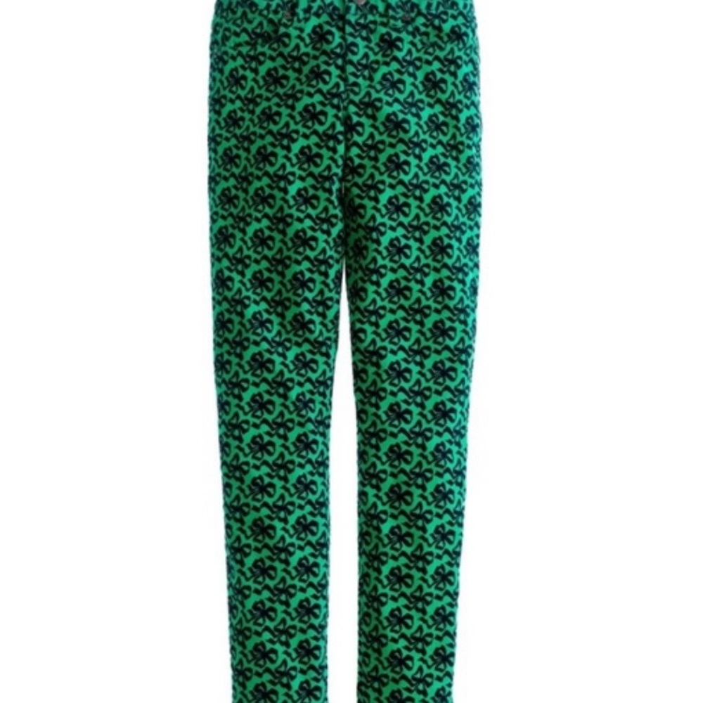 J. Crew Toothpick Bow Corduroy Pants
